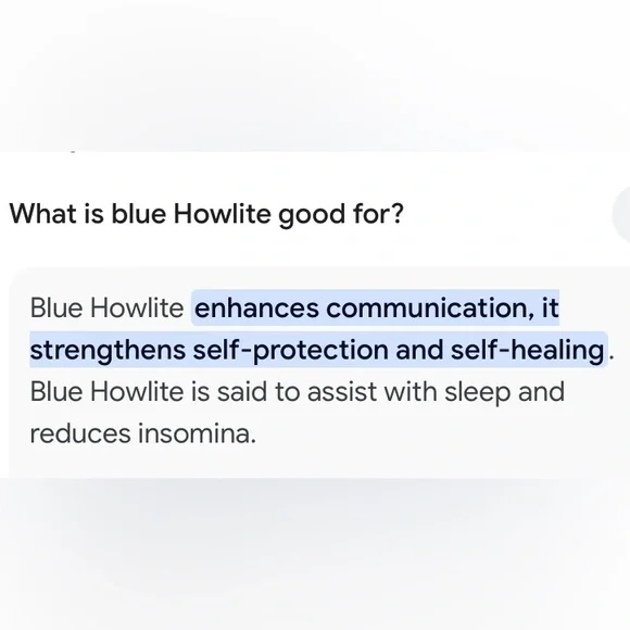 Blue howlite Beaded Bracelet - Picture 4 of 4